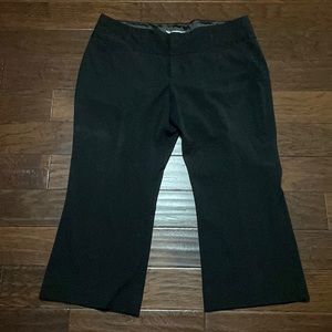 Maurices 24 short black very nice dress slacks